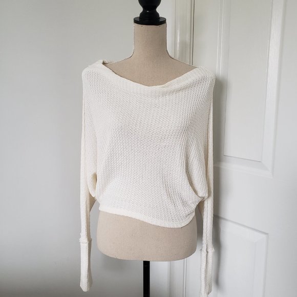 SOLD Free People drippy Mercury Thermal Waffle Knit Tee - Picture 5 of 8